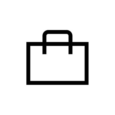 Alışveriş torbaları simge vektör çizim