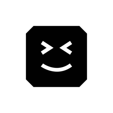 yüz simgesi, vektör illüstrasyonu 