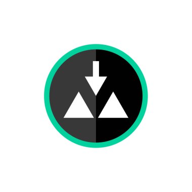 soyut yaratıcı logo simgesi tasarımı, vektör şablonu      