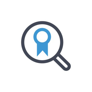 Arama simgesi vektör illüstrasyonu