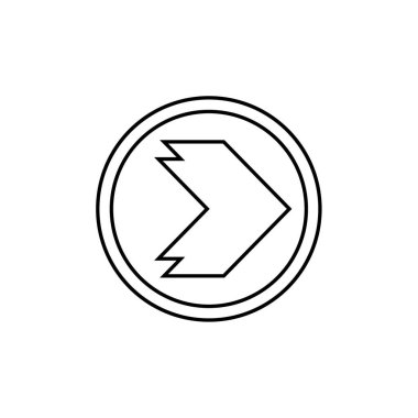 ok, web simgesi basit illüstrasyon