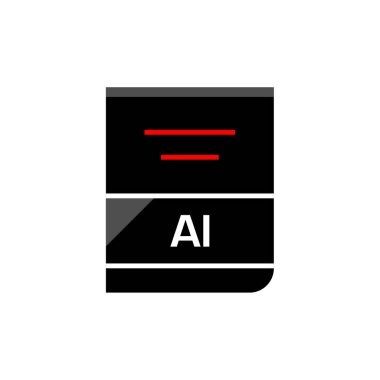 ai dosya biçimi simgesi, vektör çizimi