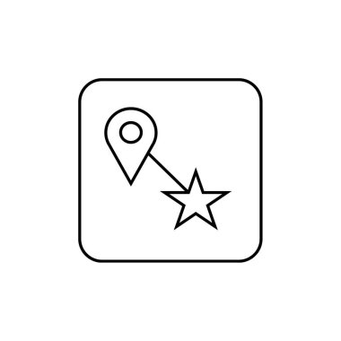 GPS Simgesi, Seyrüsefer Sembolü, Basit Tasarım 