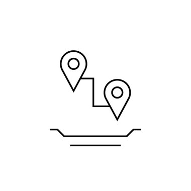 GPS Simgesi, Seyrüsefer Sembolü, Basit Tasarım 