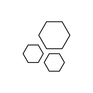 bal peteği ikonu vektör illüstrasyonu