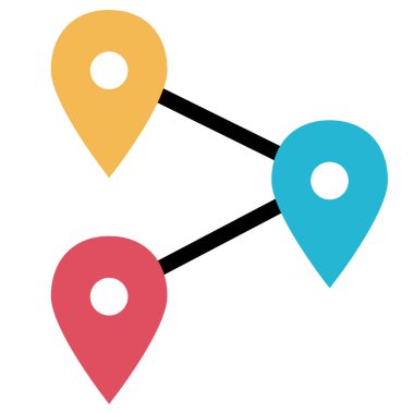 GPS Simgesi, Seyrüsefer Sembolü, Basit Tasarım 