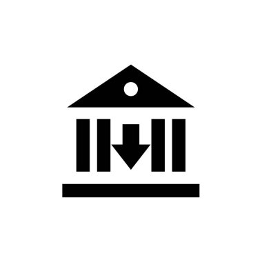 Web ve mobil uygulama tasarımınız için beyaz arkaplanda izole edilmiş ikon vektörü oluşturma, ev logosu kavramı