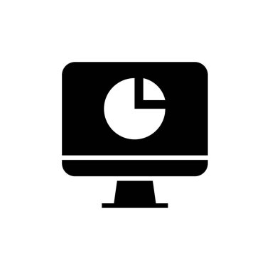 bilgisayar izleyici simgesi vektörü 