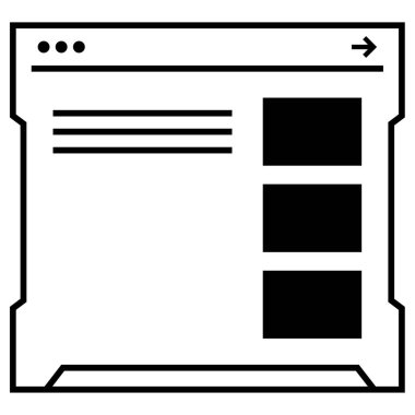 Kablolar modern simge, vektör illüstrasyonu