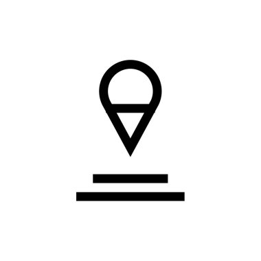 GPS Simgesi, Seyrüsefer Sembolü, Basit Tasarım 