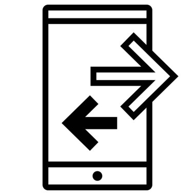 mobil uygulama simgesi, vektör illüstrasyonu 