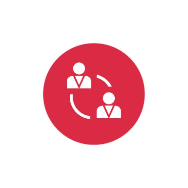 Kullanıcı profil simgesi vektör resimleme arkaplanı 