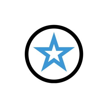 yıldız simgesi vektör illüstrasyonu