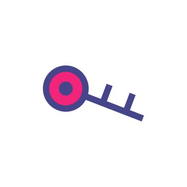  anahtar açık alıcı evi ev web simgesi basit illüstrasyon