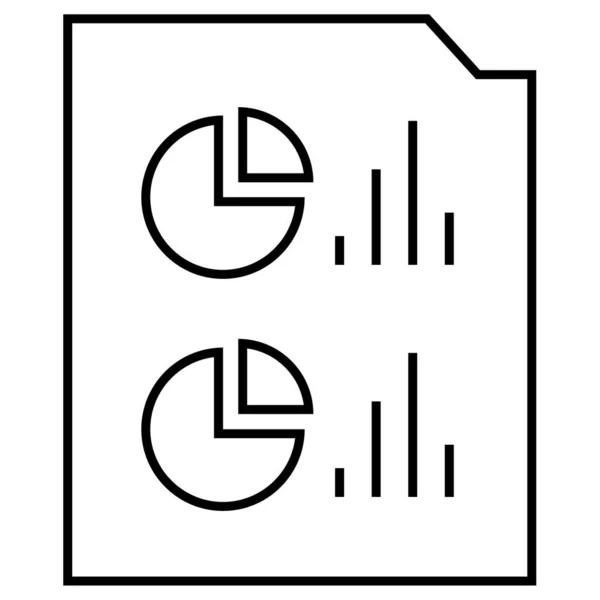 Wirtschaftsgrafik Symbol Vektor Illustration — Stockvektor