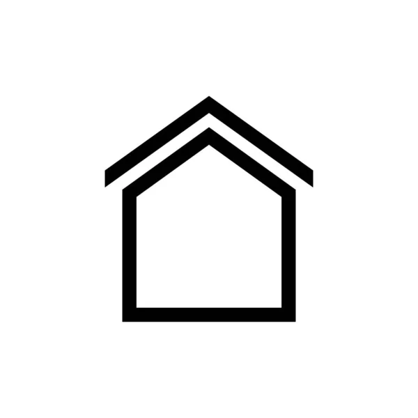 Casa Casa Realesate Propietario Casa Ciudad Natal Icono Web Ilustración — Vector de stock