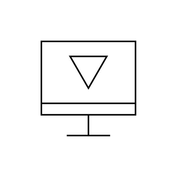 Info Grafická Ikona Vektorové Ilustrace — Stockový vektor