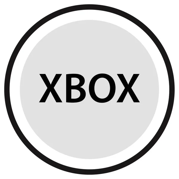 Xbox Konsol Simgesinin Vektör Illüstrasyonu — Stok Vektör