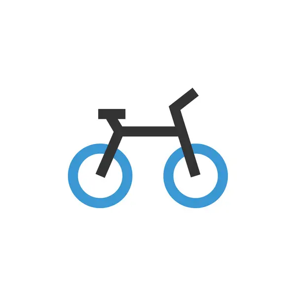 Bicicleta Ícone Vetor Ilustração — Vetor de Stock
