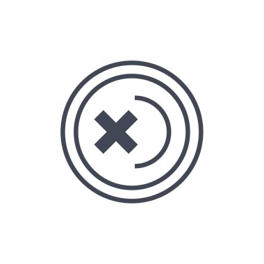 Şaşırmış şekilli yaratıcı soyut tasarım, vektör illüstrasyonu