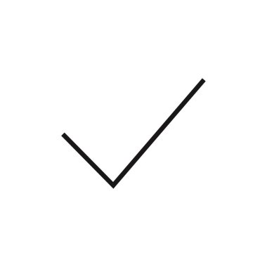 İşaret simgesini işaretle. vektör illüstrasyonu 