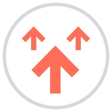 Yuvarlak yol simgesinin vektör illüstrasyonu