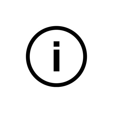 bilgi simgesi tasarım şablonu ögesi