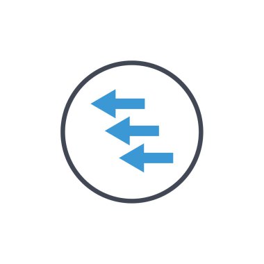 vektör okları ağ simgesi 