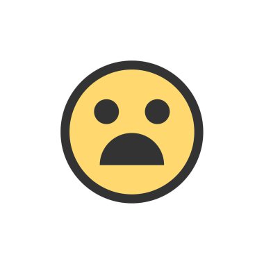 yüz simgesi, vektör illüstrasyonu