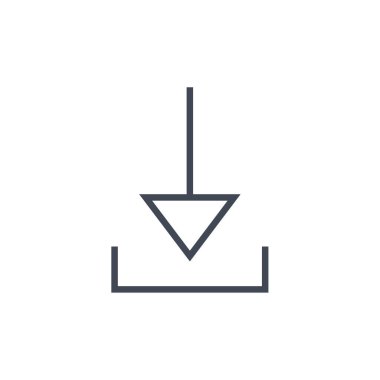 ok simgesi vektör illüstrasyonu   