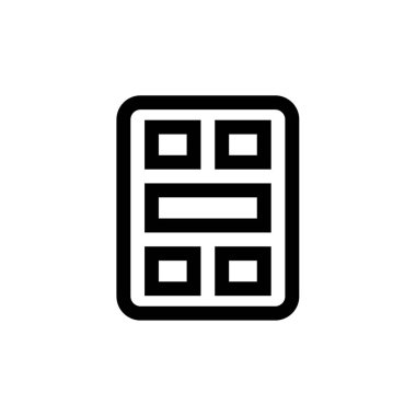 wirefram simgesi vektör illüstrasyonu