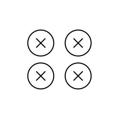 Kablolar modern simge, vektör illüstrasyonu