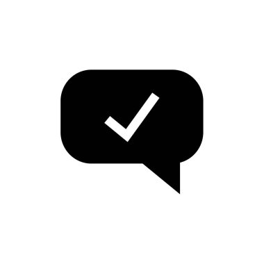 İşaret simgesini işaretle. vektör illüstrasyonu 