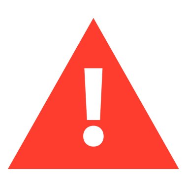  Ünlem işareti simgesi vektör çizim