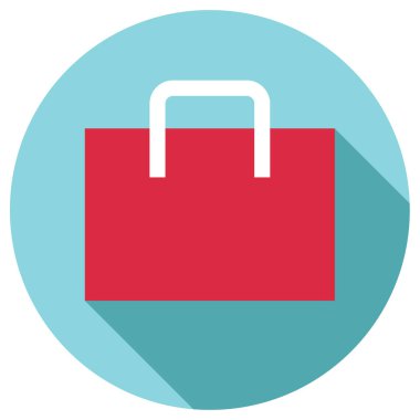 Alışveriş torbaları simge vektör çizim