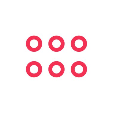 Çember vektör simgesi. logo illüstrasyonu 