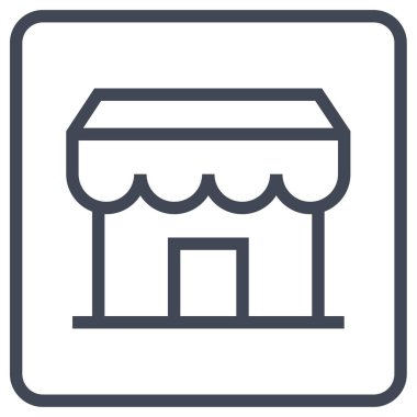 e-ticaret ve alışveriş ikonu konsept vektör çizimi  