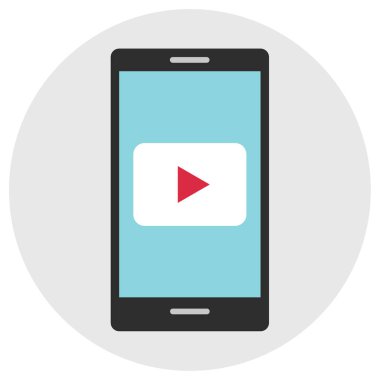 video çalma vektör simgesi 