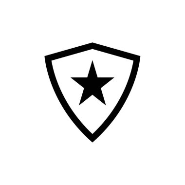 Beyaz arkaplanda yıldız vektör simgesi. 