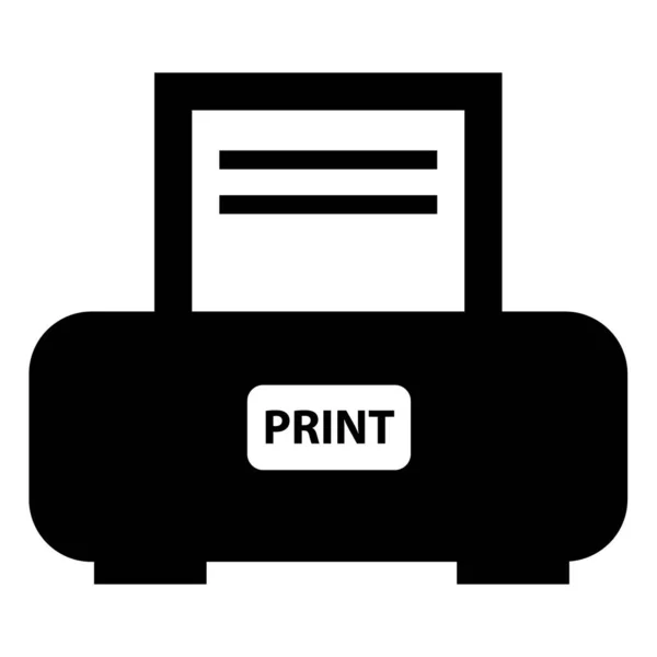 Icono Impresora Estilo Simple — Vector de stock