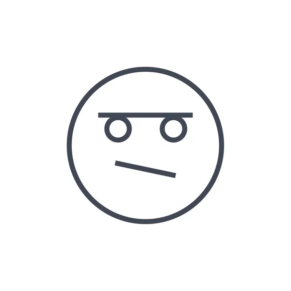 Ikon Emoticon Wajah Ilustrasi Vektor - Stok Vektor