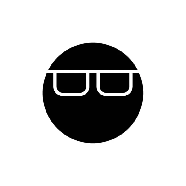 Gözlük Simgesi Vektör Illüstrasyon Tasarımı — Stok Vektör