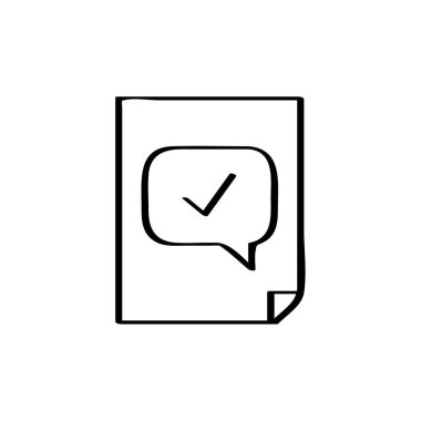 SMS & Metin Mesajlaşması ikon vektör çizimi