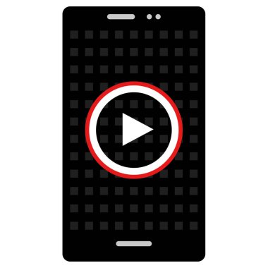 cep telefonu siyah renkte.