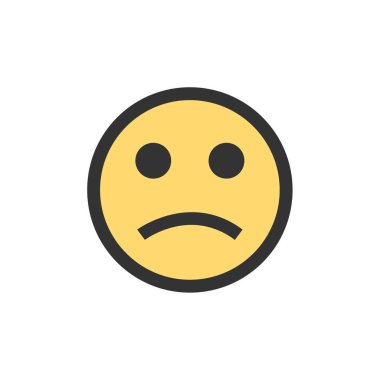 yüz simgesi, vektör illüstrasyonu 