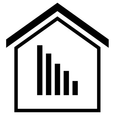  data emlak ev adresi web simgesi basit illüstrasyon