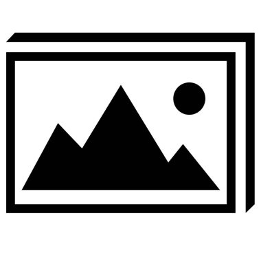 fotoğraf galerisi simgesi, özet biçimi 