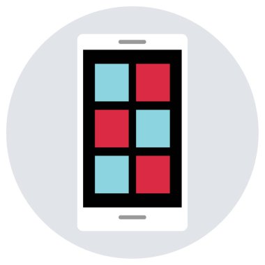 Cep telefonu. Basit resimleme