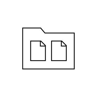 dosya dizini vektör illüstrasyonu