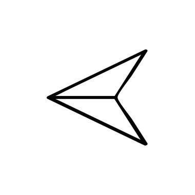 ok simgesi vektör illüstrasyonu